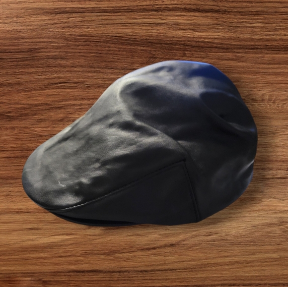 Uncle Ruby's Thread & Thimble Lambskin Newsboy Hat Gatsby Cap Size - Lar… - Picture 1 of 8